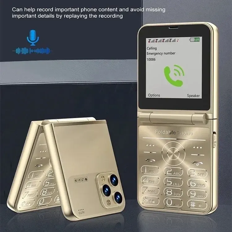 Кнопочный мобильный телефон раскладушка 15 на 4 сим карточки Київ - зображення 4