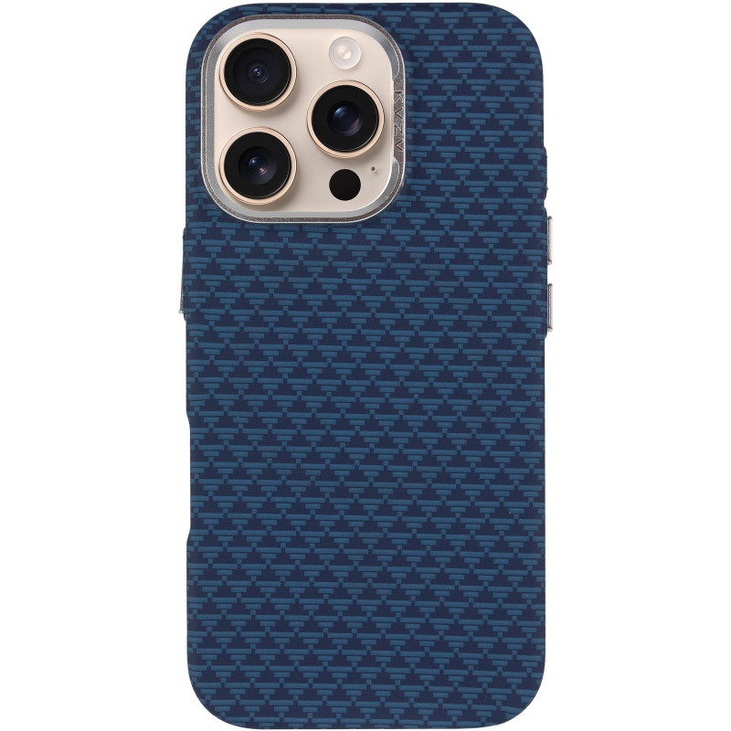 Чехол TPU+PC KVZV Triangular Pattern with Magnetic Fit для Apple iPhone 16 Pro (6.3") Херсон - изображение 2