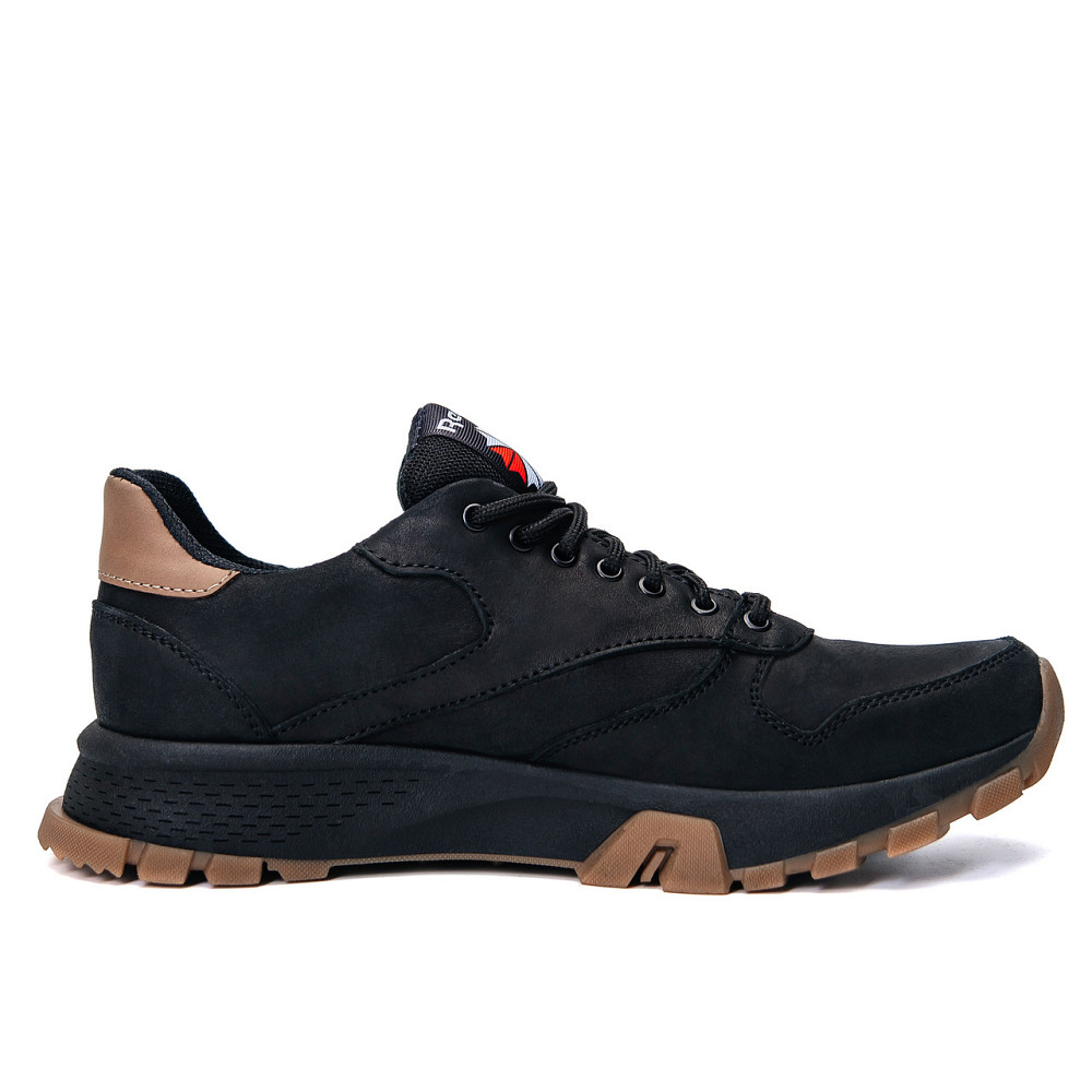 Мужские кожаные кроссовки Classic Black Київ - зображення 12