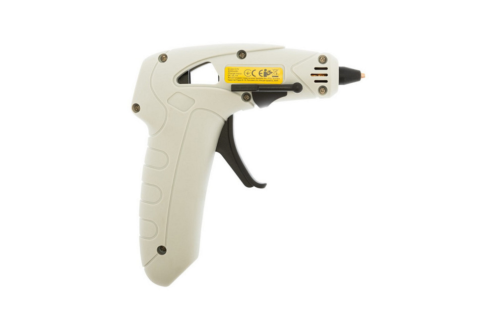 Пистолет клеевой аккумуляторный MASTERTOOL Ø 7.2 мм DC 3.7V 2200 mAh «Капля-Стоп» 42-0402 Харьков - изображение 4