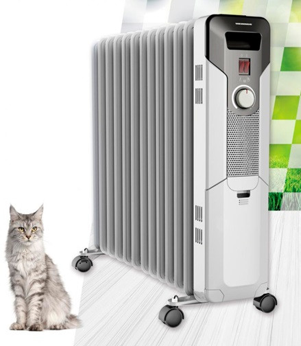 Обогреватель масляный HEINNER HOH-Y13S 2500 Вт белый Киев - изображение 2