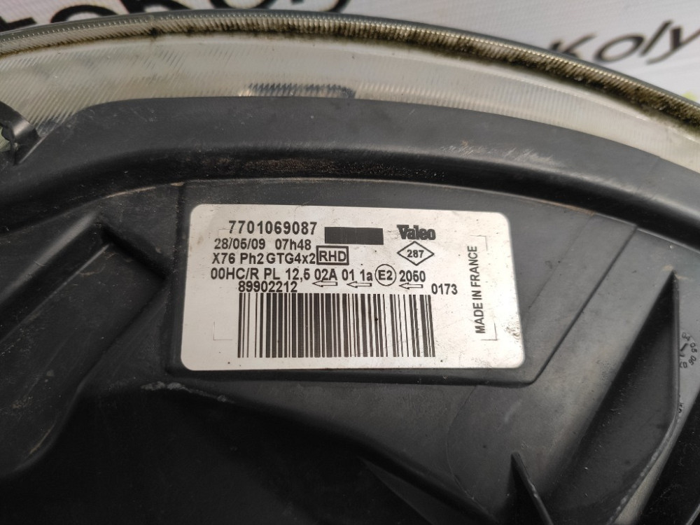 Фара левая Renault Kangoo 2003-2007 (7701069087) Ковель - зображення 3