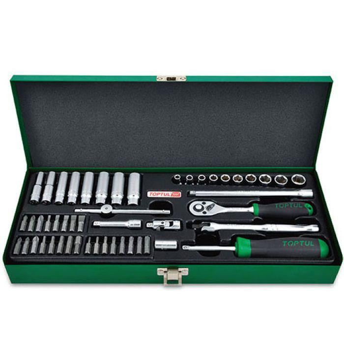 Профессиональный набор инструмента TOPTUL 1/4" 50ед. (12-гр.) GCAD5004 Харьков - изображение 1