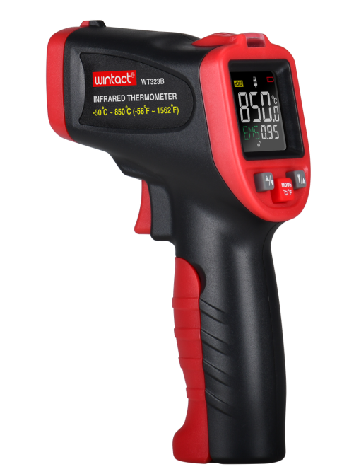 ИК пирометр (цв. дисплей, термопара) -50-850°C WINTACT WT323B Харьков - изображение 1