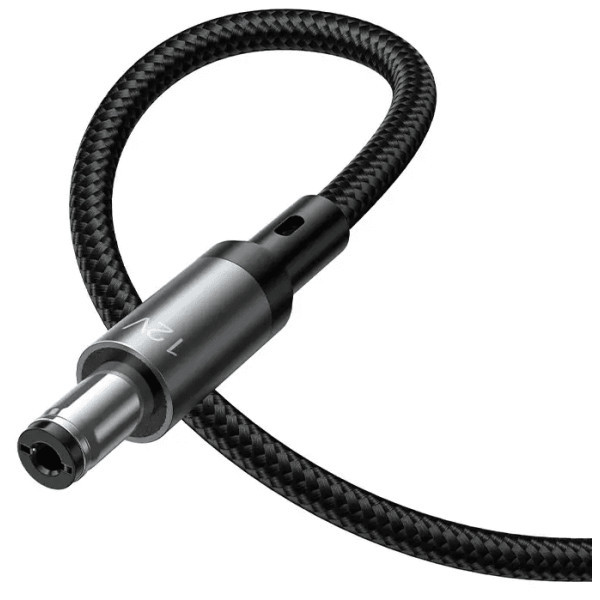 Адаптер Hoco X129 Type-C to DC 5.5 12V Black Харків - зображення 4