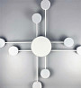 Люстра стельова LED R88/10-wh-k Білий 10х100х100 см. Київ