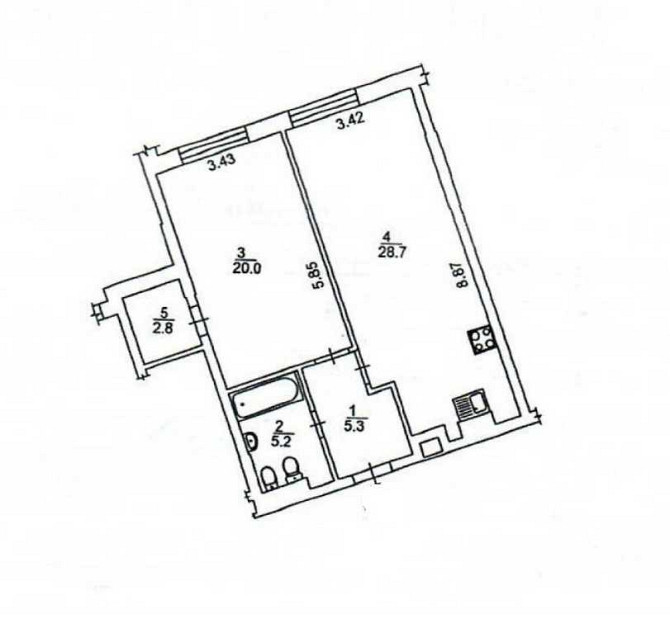 продажа 1-к квартира Киев, Шевченковский, 136400 $ Київ - зображення 4