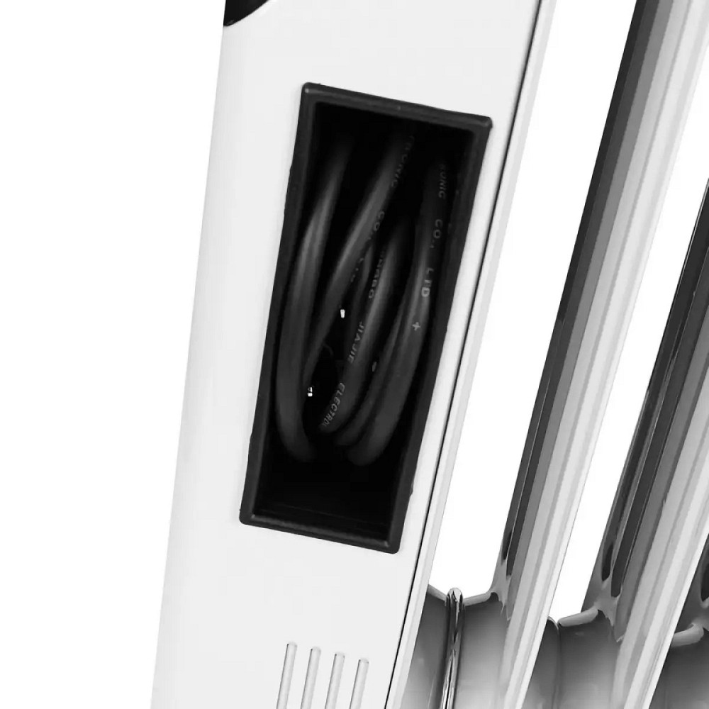 Обогреватель масляный Grunhelm GR-0715N 1500 Вт белый Київ - зображення 6