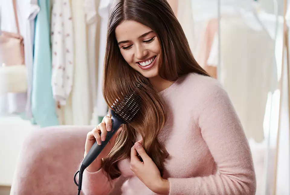 Выпрямитель-щетка для волос Philips BHH885/00 Киев - изображение 4