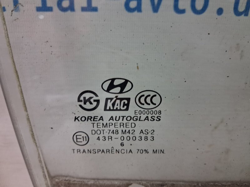 Стекло двери заднее правое Hyundai Sonata 2004-2010 834213K000 (Арт. 85336) Киев - изображение 3