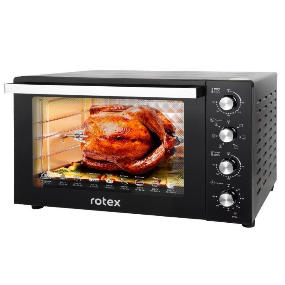 Печь электрическая Rotex ROT855-B2G 80 л черная Київ - зображення 1