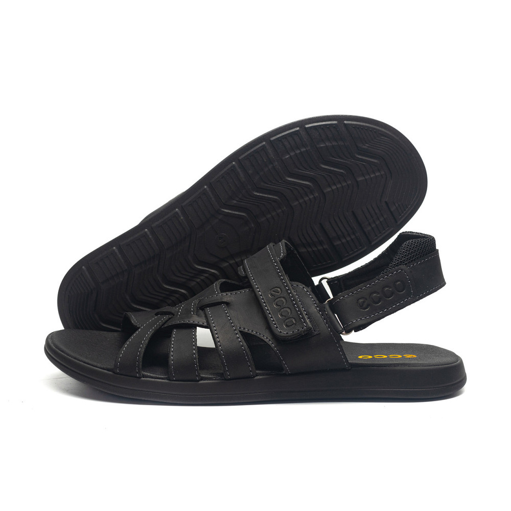 Мужские кожаные сандалии  Black Київ - зображення 1