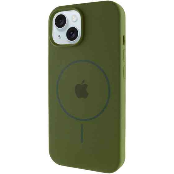 Чехол Silicone Case Full Protective (AA) with MagSafe для Apple iPhone 15 (6.1") Херсон