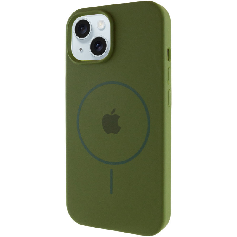 Чехол Silicone Case Full Protective (AA) with MagSafe для Apple iPhone 15 (6.1") Херсон - изображение 1