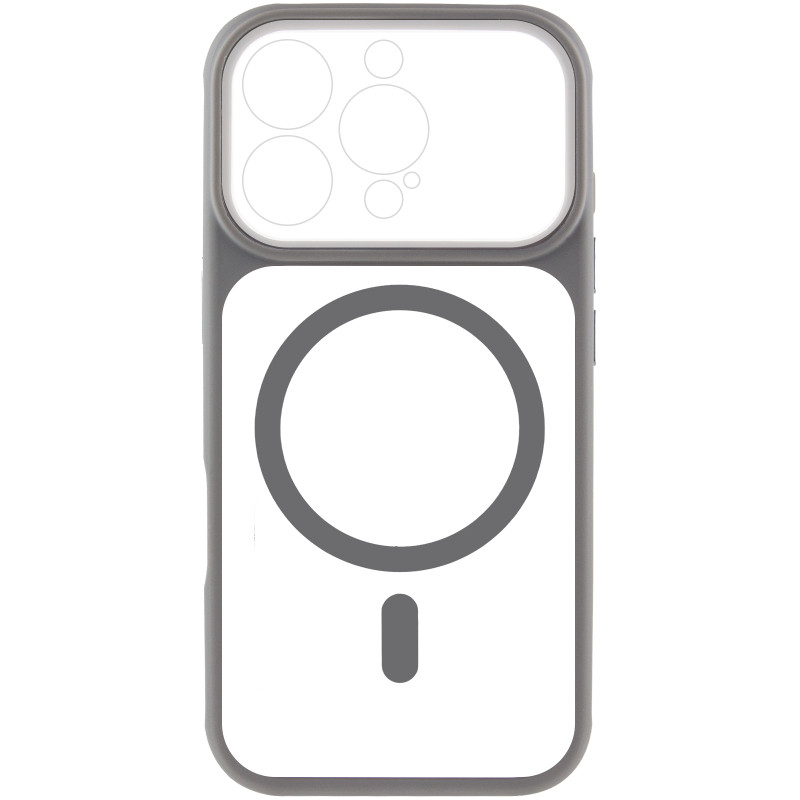 Чехол TPU+PC GETMAN Moon Clear with MagSafe для Apple iPhone 16 Pro (6.3") Херсон - зображення 3