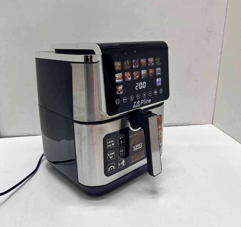 Аэрогриль мультипечь на два тэна с силиконовой формой Zepline ZP-00339 13 л 4200 Вт Київ - зображення 5