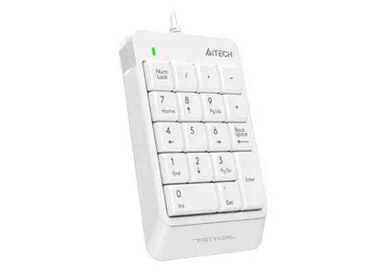 Клавиатура компьютерная проводная цифровой блок A4Tech Fstyler Numeric Keypad FK13P(White) белая Київ