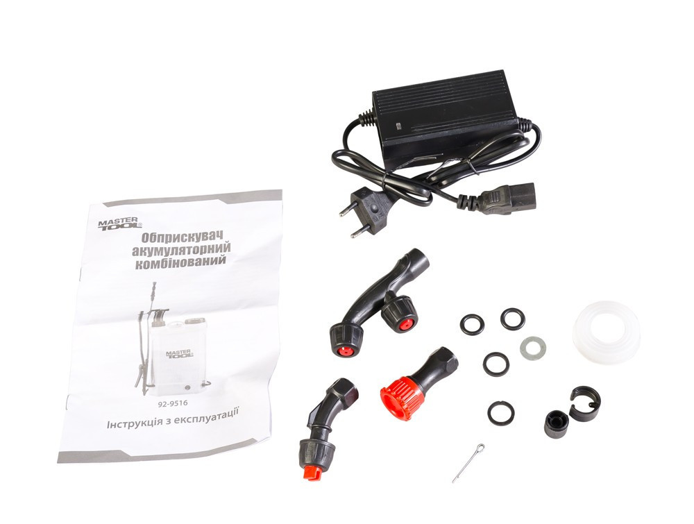 Опрыскиватель аккумуляторный MASTERTOOL "Classic" комбинированный 16 л 12V 8Ah 92-9516 Харків - зображення 10