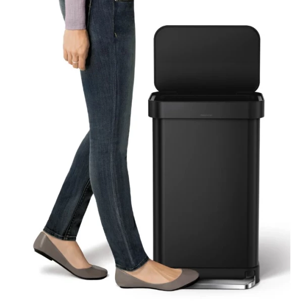 Урна с педалью 45л с карманом для мешков CW2092 Киев - изображение 2