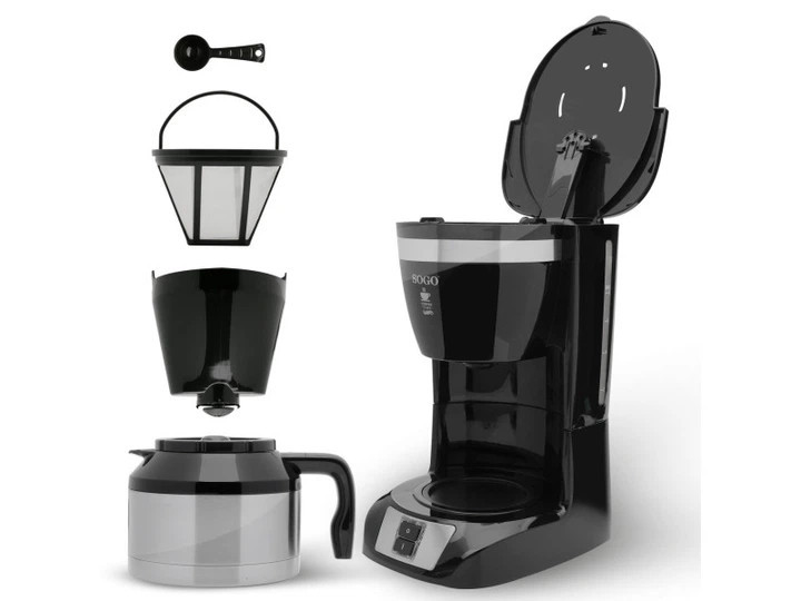 Кофеварка капельная Sogo SS-5660 800 Вт черная Киев - изображение 3