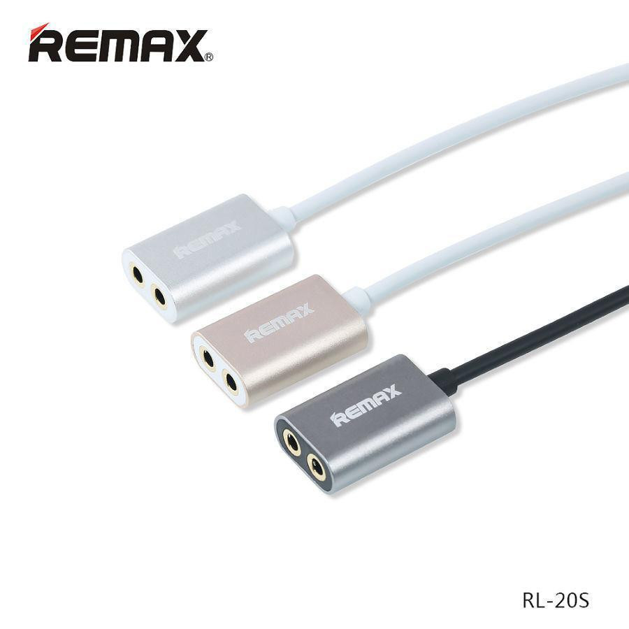 Audio разветвитель AUX Sharing RL-S20 3.5 miniJack silver Remax 320402 Київ - зображення 3