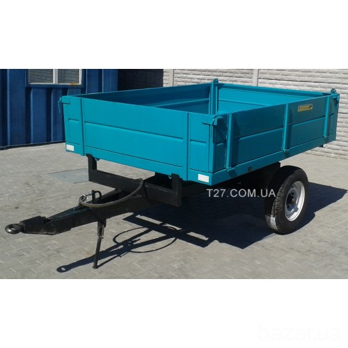 Прицеп тракторный самосвальный одноосный (грузоподъемность 2 т) Глеваха - изображение 1