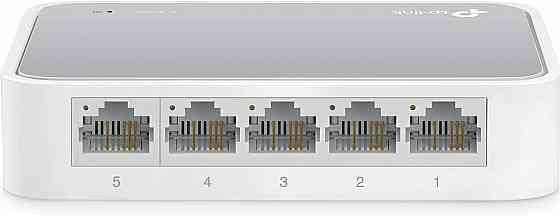 5-ти портовый 10\100 Мбит\с настольный коммутатор (сплитер) TP-LINK TL-SF1005D Харків