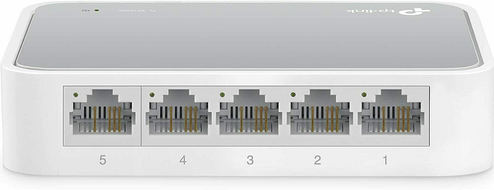 5-ти портовый 10\100 Мбит\с настольный коммутатор (сплитер) TP-LINK TL-SF1005D Харків - зображення 5