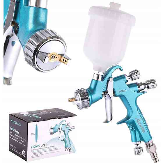 Краскопульт для покраски авто пневматический LVMP верх.пласт.бачок 250мл, форсунка-1,0мм  AUARITA Харьков