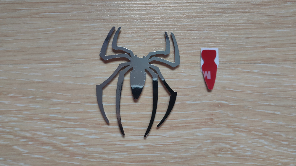Наклейка Паук Металлическая на авто-мото Київ - зображення 8