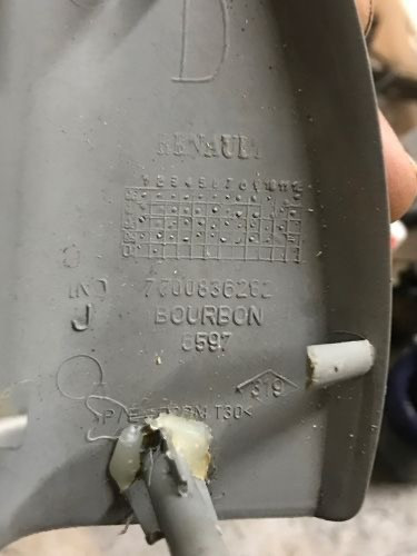 Бу накладка правого зеркала Renault Scenic 1, 7700836262 Кропивницький - зображення 3