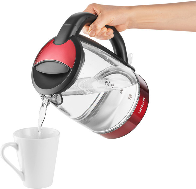 Электрочайник Sencor SWK 7401RD 1.7 л красный Київ - зображення 6