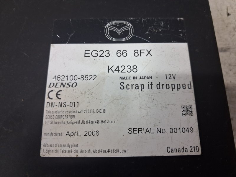 Чейнджер CD Mazda CX 7 2006-2012 EG23668FX (Арт. 84967) Київ - зображення 2
