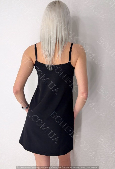 Женская ночная сорочка на тонкой бретели "Flirty" (арт. LDK 112/45/01) Кривий Ріг - зображення 4