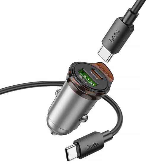 АЗУ Hoco NZ16A Rigorous 43W (1USB-A/1C) + кабель Type-C to Type-C Херсон