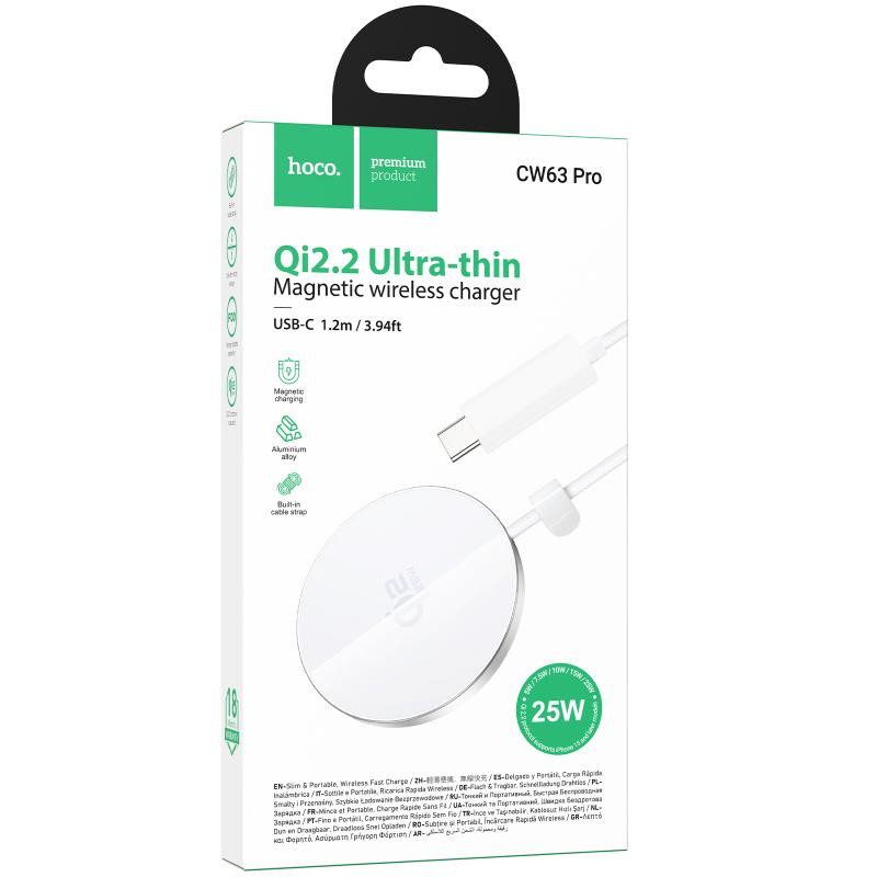 БЗУ Hoco CW63 Pro Fast Qi2 magnetic 25W Херсон - зображення 2