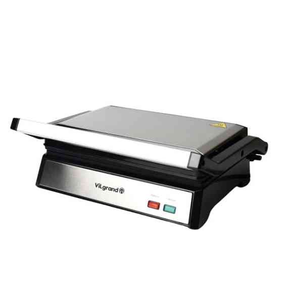 Гриль контактный Vilgrand VSG 1611 1600 Вт серебристый Київ