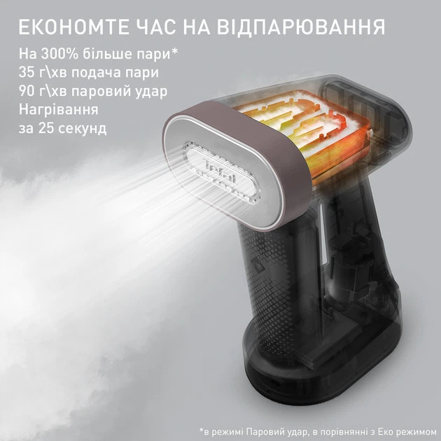 Отпариватель ручной Tefal Pure Force DT8720E0 1800 Вт белый Киев - изображение 2