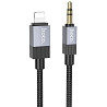 Аудио кабель Aux Hoco UPA32A Clever digital (Lightning to AUX 3.5mm) (1m) Херсон