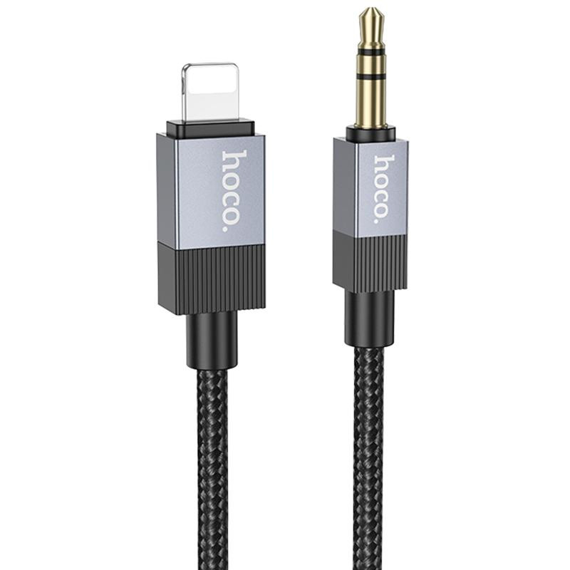 Аудио кабель Aux Hoco UPA32A Clever digital (Lightning to AUX 3.5mm) (1m) Херсон - зображення 1