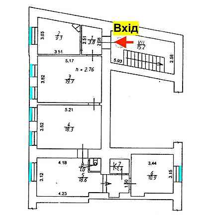 ЦЕНТР! Приміщення 84м2 біля м Золоті ворота, вул. Рейтарська, 17 Киев