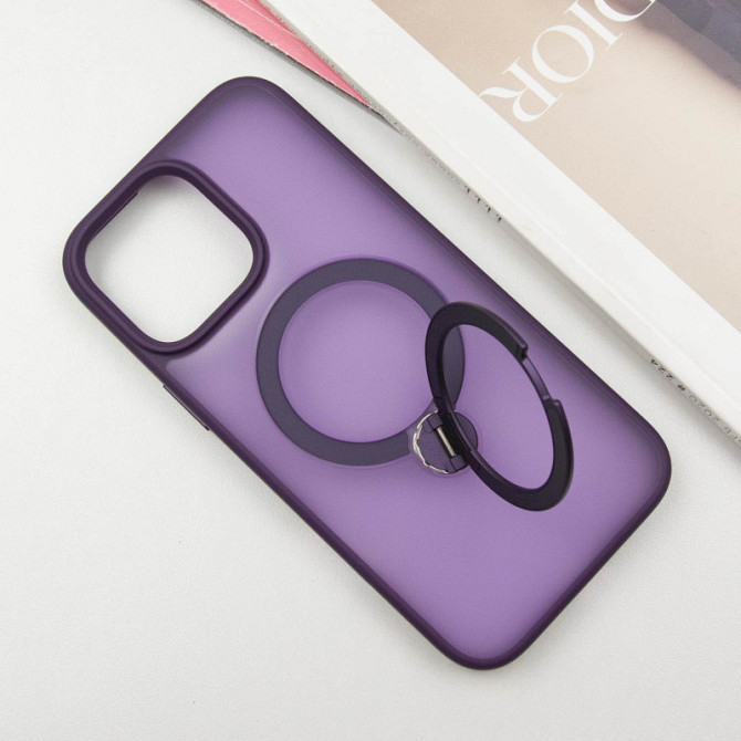 TPU+PC чехол Metal Buttons with MagSafe Colorful HQ Ring для Apple iPhone 14 Pro (6.1") Херсон - изображение 10