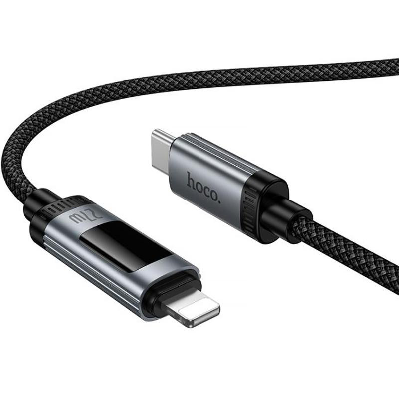 Дата кабель Hoco U148 Lord with display Type-C to Lightning 27W (1.2m) Херсон - изображение 2