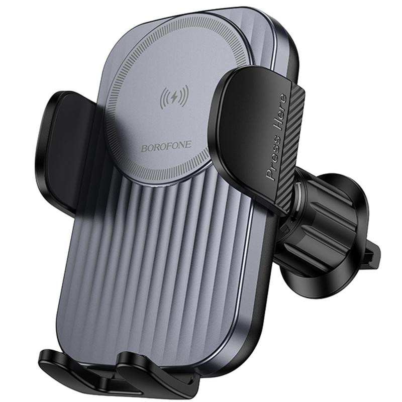 Автодержатель с БЗУ Borofone BH221 Path 15W (air outlet) Херсон - изображение 1