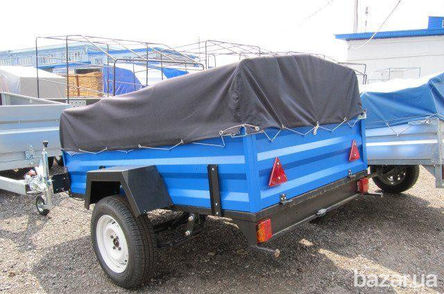 Тент на легковий причіп Креон 2,50 х 1,30 рюкзачна тканина Oxford Баришівка - зображення 2