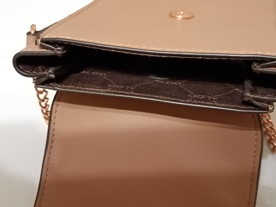 Сумка крос-боді оригінал / бежева сумочка на ланцюжку Aldo Дніпро - зображення 3