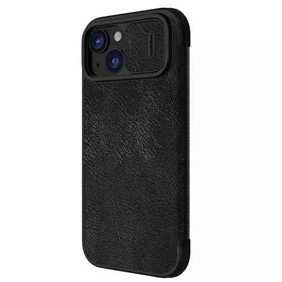Кожаный чехол-книжка Nillkin Qin Pro Camshield для Apple iPhone 15 (6.1") Херсон