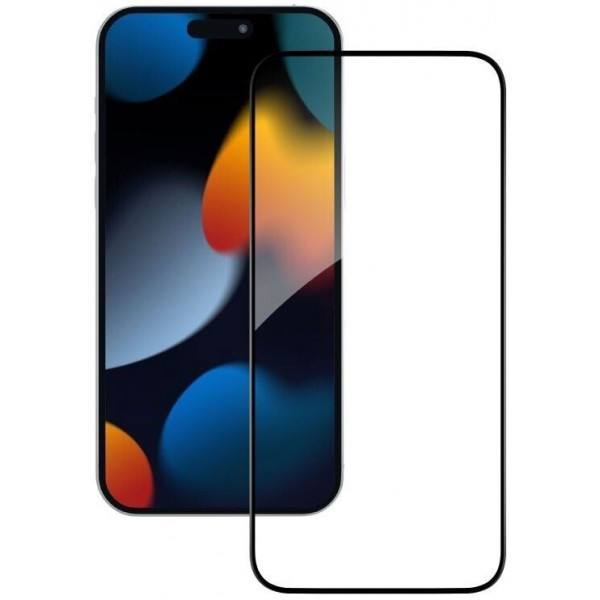 Apple Захисне скло для iPhone 15 Black Харьков - изображение 1