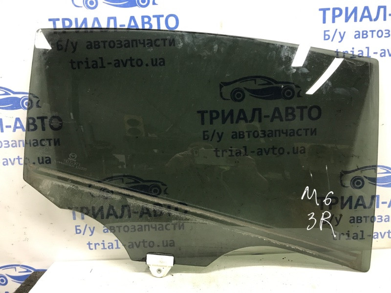 Стекло двери заднее правое Mazda 6 GJ 2.2 DIESEL 2012 (б/у) Киев - изображение 1