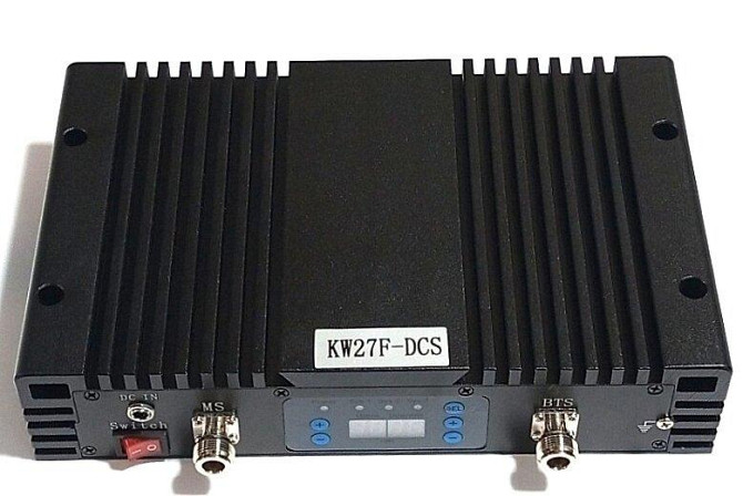 Усилитель мобильной связи и интернета KW27F-PRO 1800 МГц 75 дБ 27 дБм с защитой сети, 1700-2000 кв.  Дніпро - зображення 1